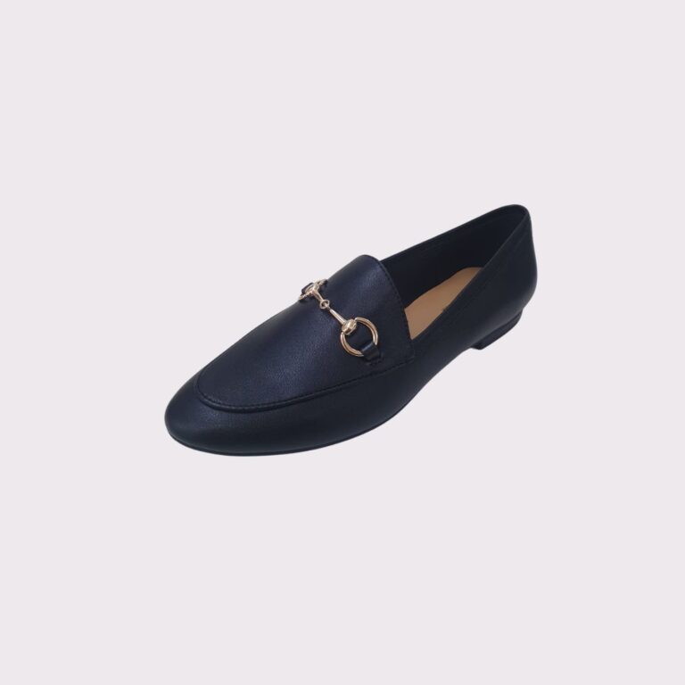מוקסין שפיץ אבזם שחור lady comfort