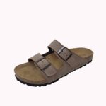 כפכף טבע אבזם חום LADY COMFORT
