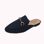 כפכף אבזם לוסיה שחור LADY COMFORT