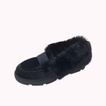 מוקסין טרקטור דורותי שחור קטיפה DOROTI BLACK VELVET