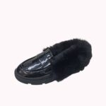 מוקסין טרקטור דורותי שחור לק DOROTI BLACK PATENT