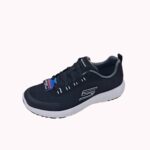 ספורט דינמיק שחור סוליה לבנה DYNAMIC SKECHERS