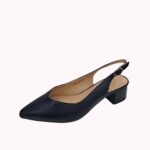 עקב פתח אחורי שחור LADY COMFORT