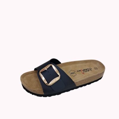 כפכף נוחות לנשים סיגי שחור Lady Comfort ליידי קומפורט