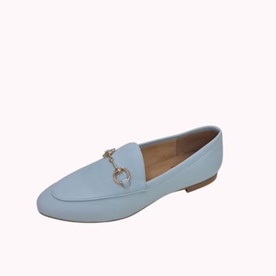 מישל תכלת LADY COMFORT נעל מוקסין לנשים