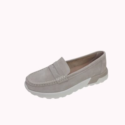 מוקסין אוקספורד ליקה בז' Lady Comfort ליידי קומפורט